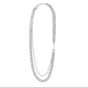 Stella & Dot | Necklace | Silver La Coco Curbchain Necklace